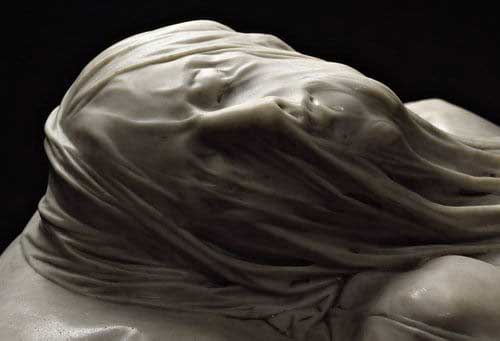 The Chauffeur of Positano: particolare del Cristo Velato